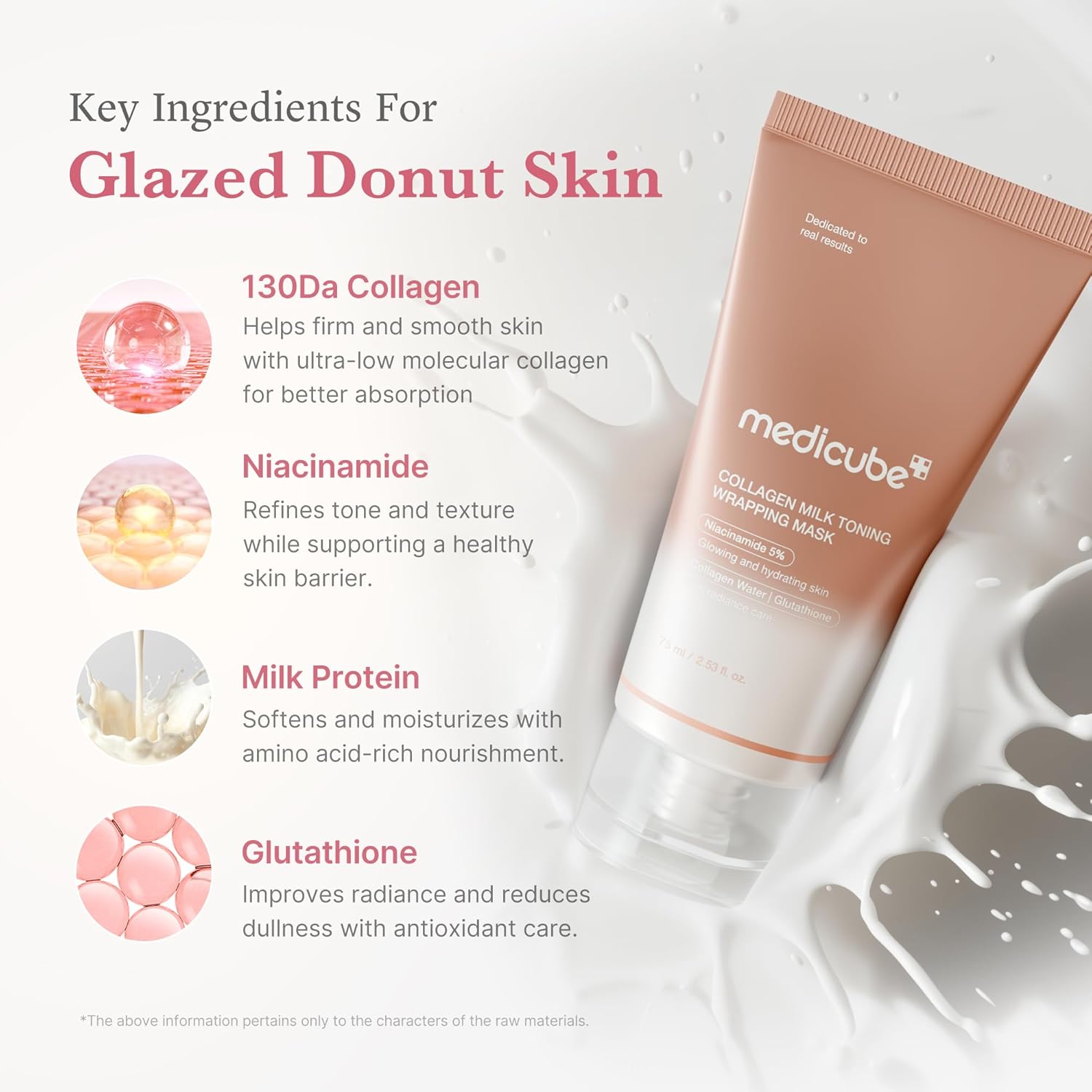 Medicube milk toning wrapping mask (70ml)