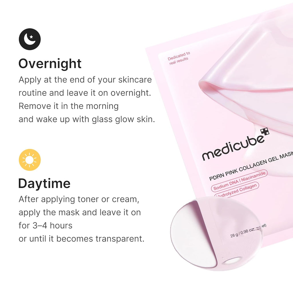 Medicube pdrn pink collagen gel mask (4ea)