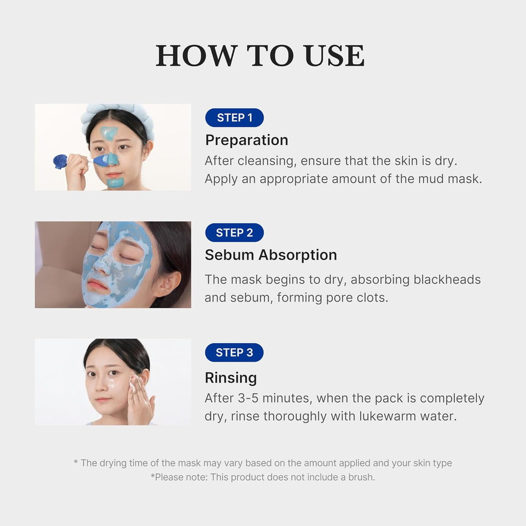 Medicube zero pore blackhead mud mask (100g)