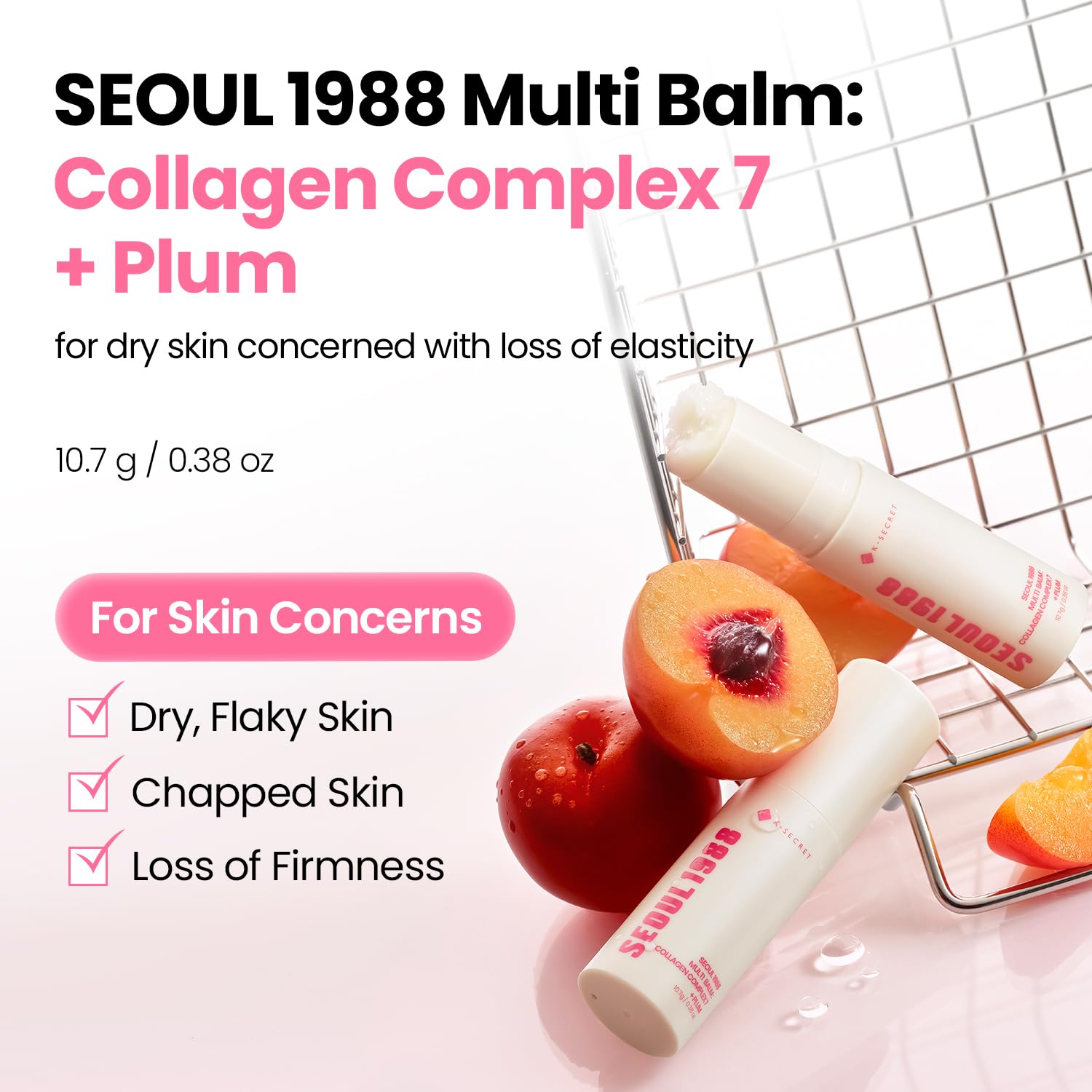 K-Secret SEOUL 1988 Collagen Complex 7 + Plum Multi Balm (10,7g)