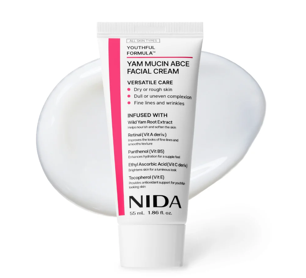 NIDA Youthful Formula Yam Mucin ABCE Facial Cream (55ml)