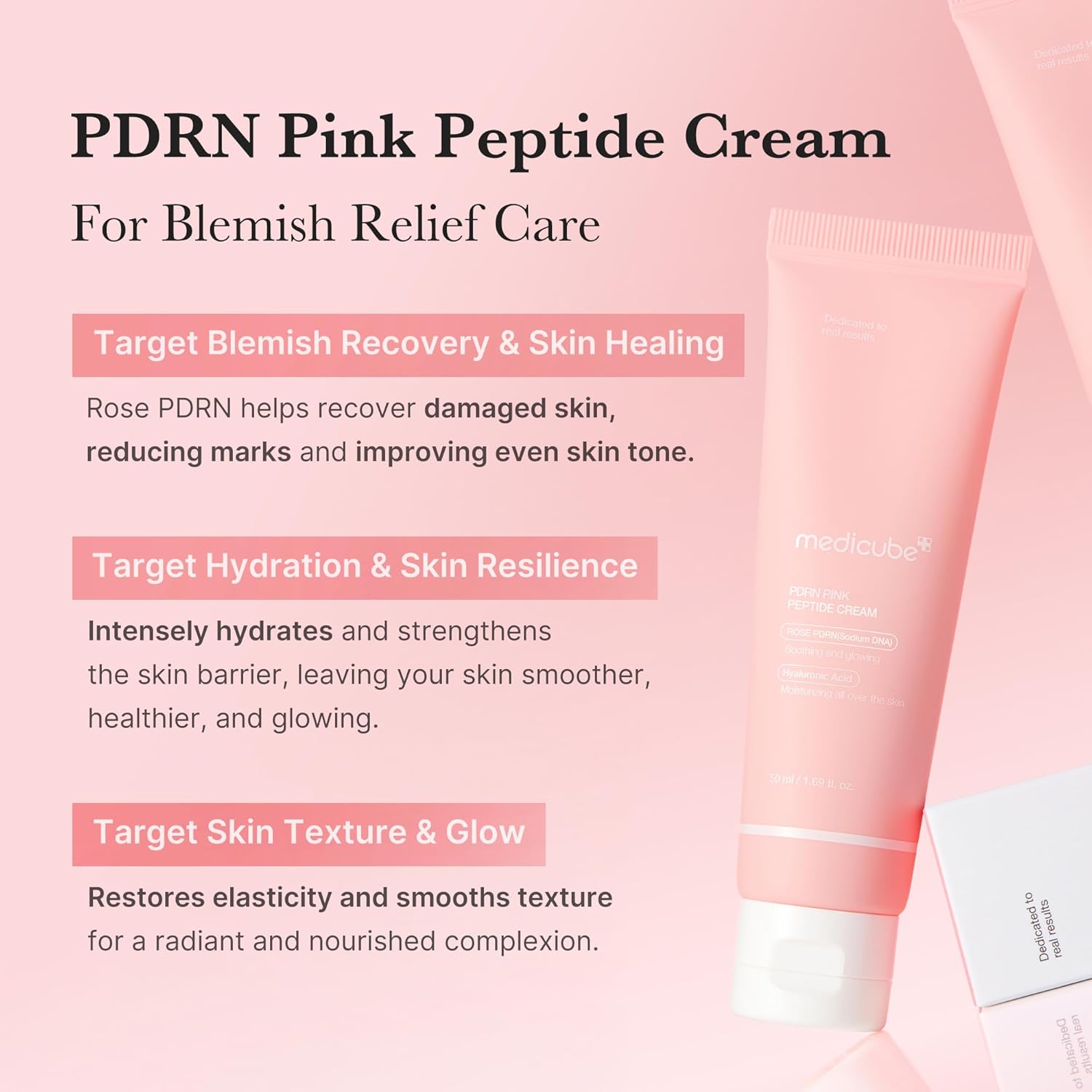 PDRN pink moisturizing cream (50ml)
