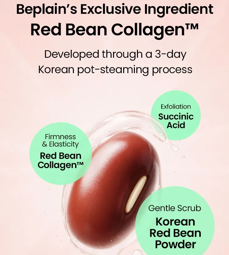 BEPLAIN Red Bean Collagen Pack to Foam Cleanser (100ml)