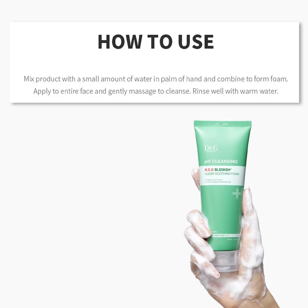 Dr.G pH Cleansing R.E.D Blemish Clear Soothing Foam (150ml)