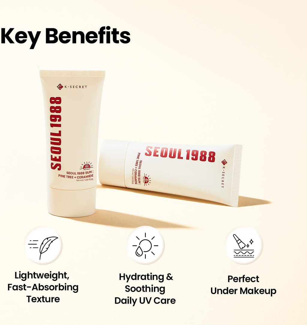 K-Secret SEOUL 1988 Sunscreen SPF50+ PA++++ (50ml)
