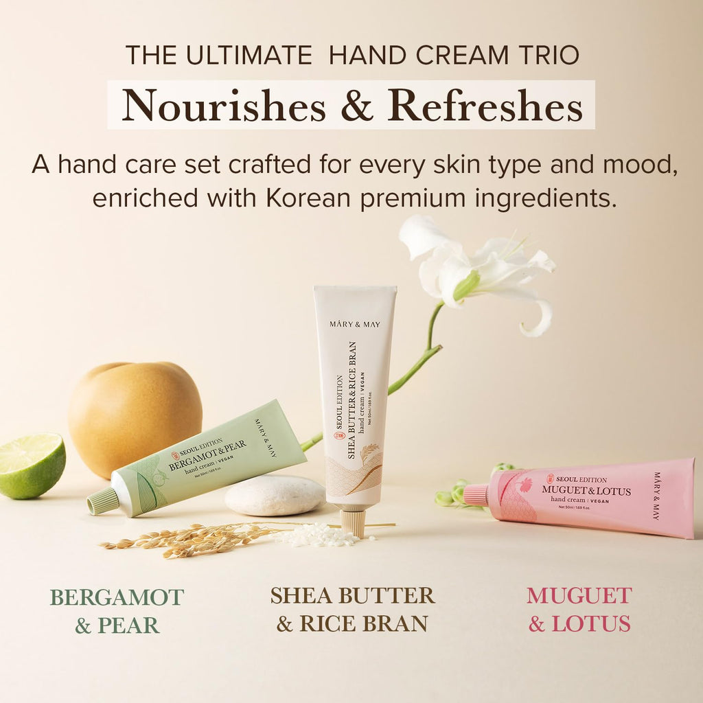 Mary&May Shea Butter & Rice Bran Hand Cream (50ml)