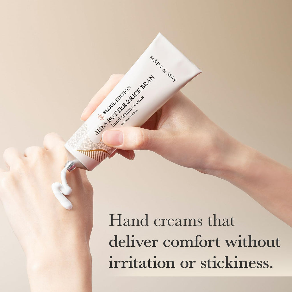 Mary&May Shea Butter & Rice Bran Hand Cream (50ml)