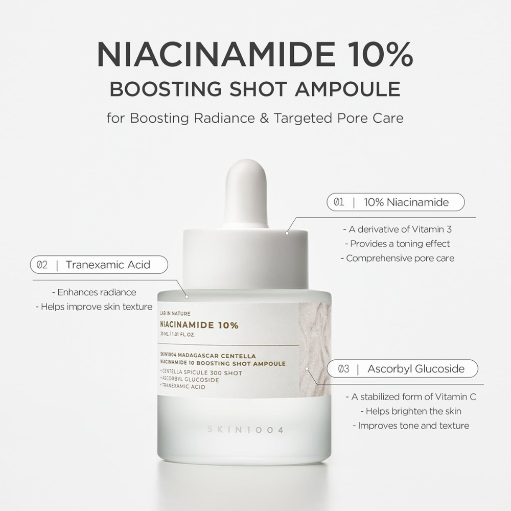 Madagascar Centella Niacinamide 10 Boosting Shot Ampoule (30ml)
