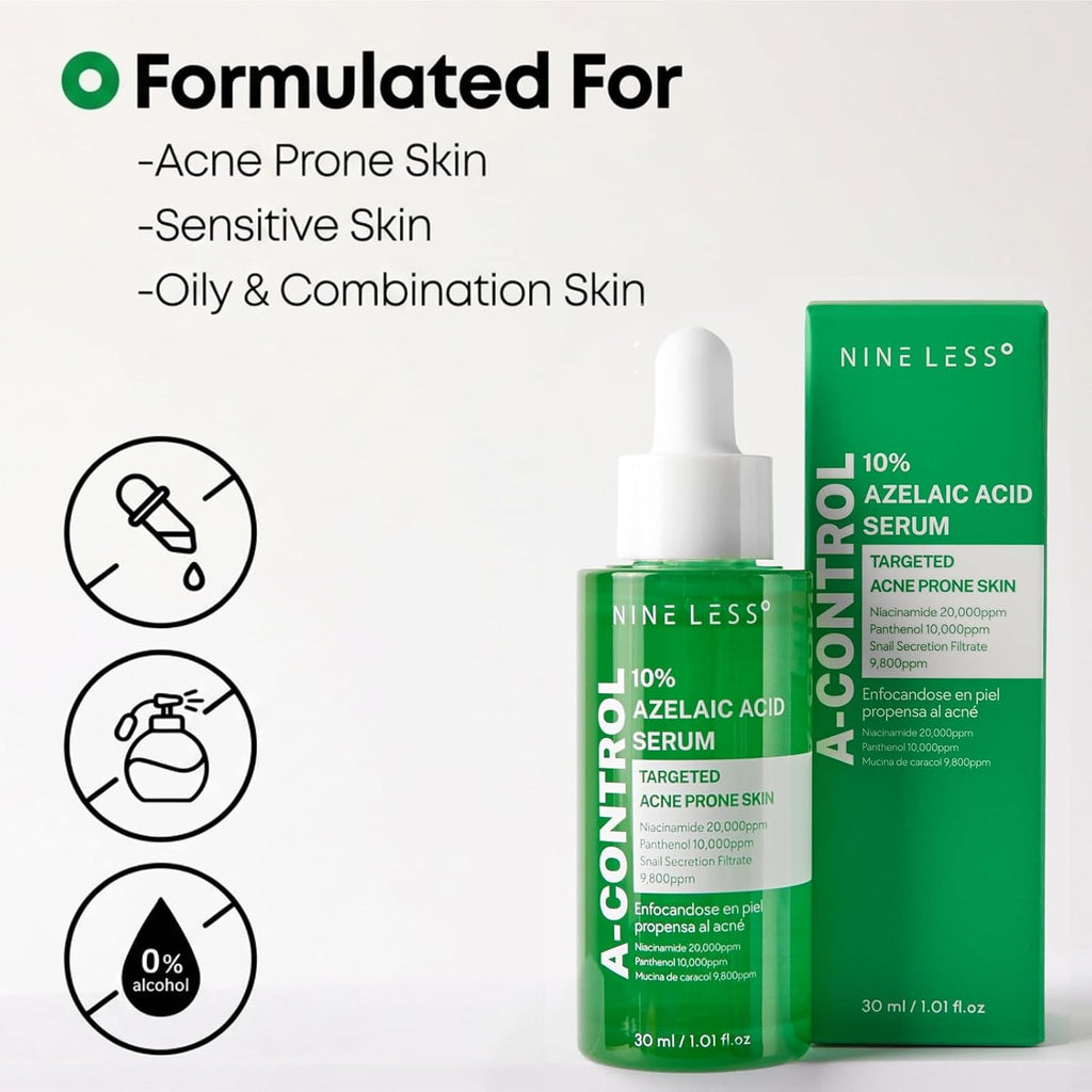 NINELESS A-Control 10% Azelaic Acid Serum (30ml)
