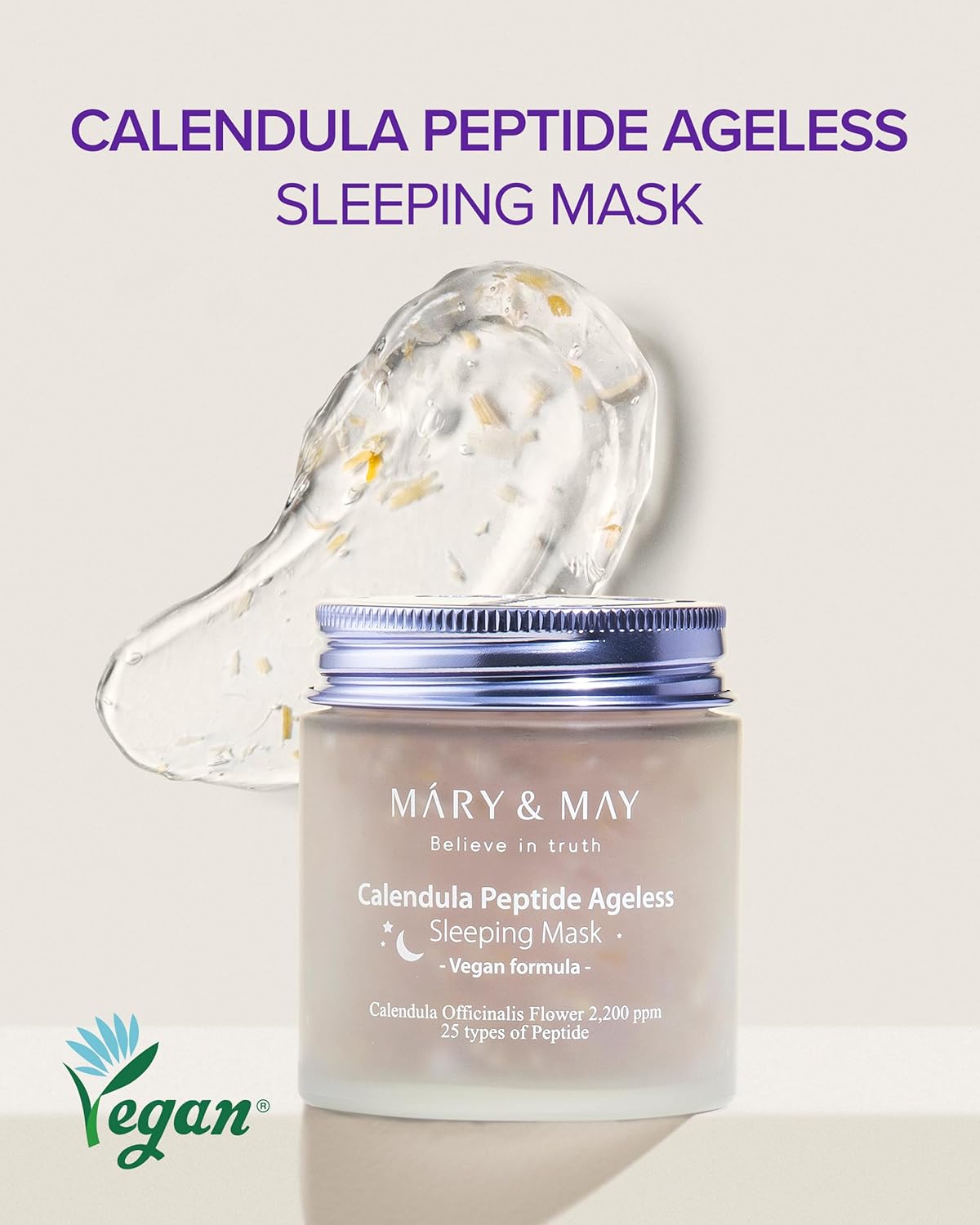 Mary&May Calendula Peptide Ageless Sleeping Mask (110g)