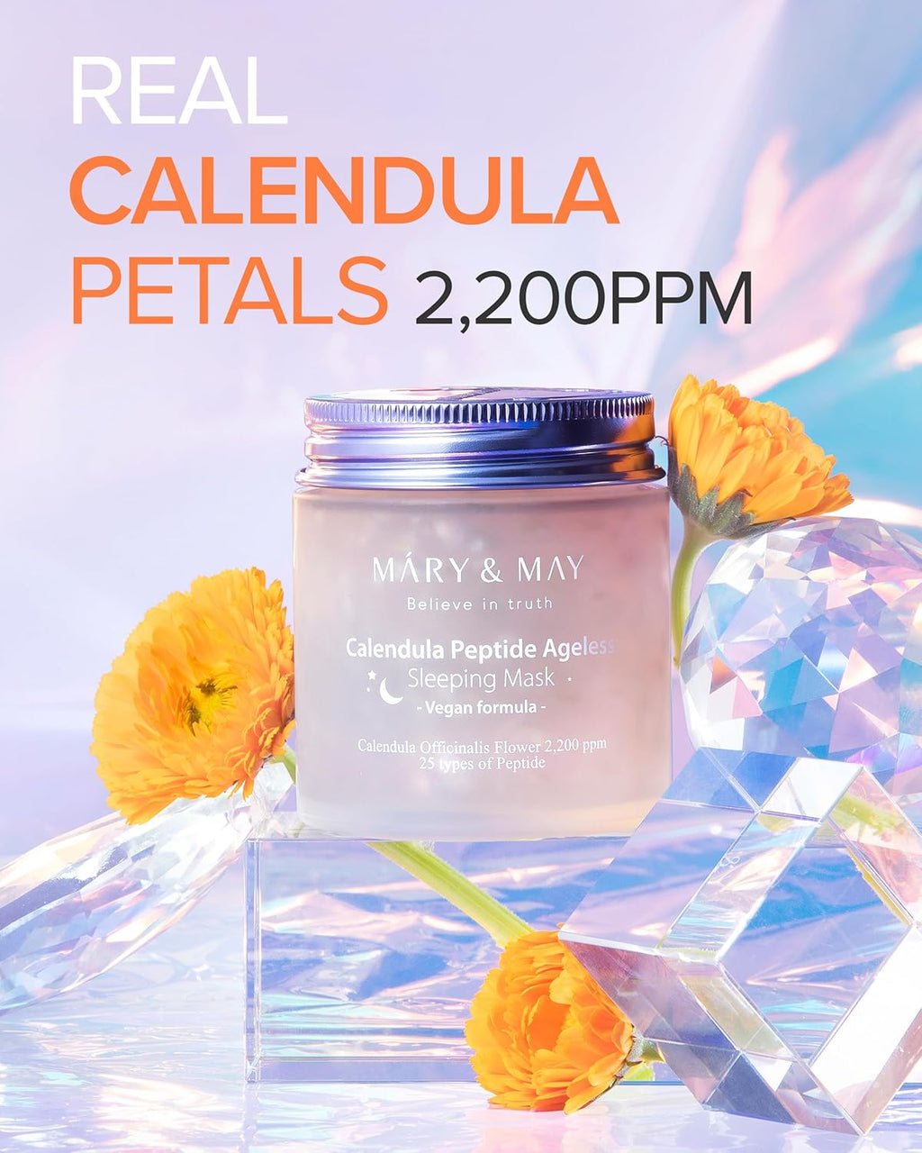 Mary&May Calendula Peptide Ageless Sleeping Mask (110g)