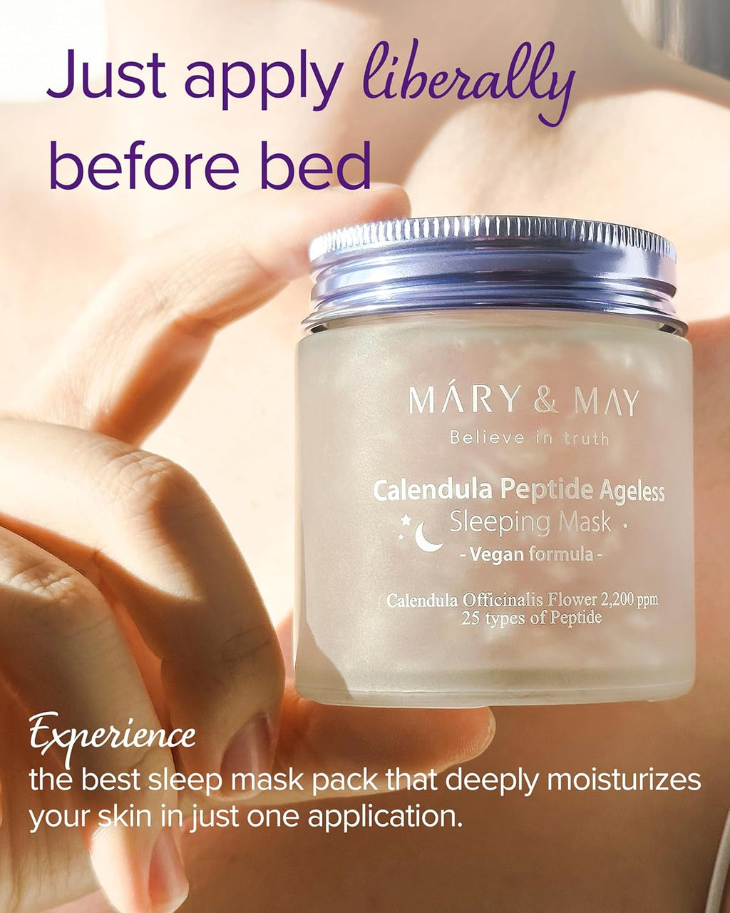 Mary&May Calendula Peptide Ageless Sleeping Mask (110g)
