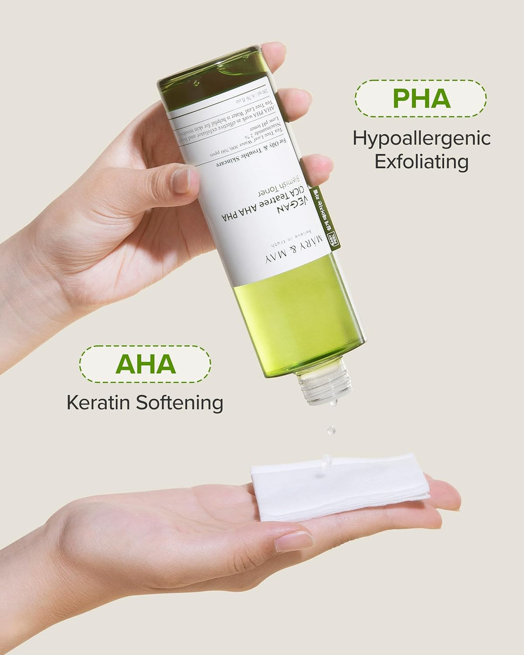Mary&May  Vegan CICA Tea Tree AHA PHA Toner (200ml)