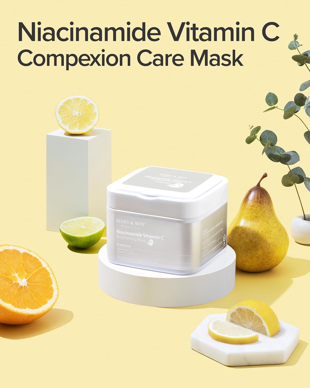 Mary&May Niacinamide Vitamin C Brightening Sheet Masks (30pc)
