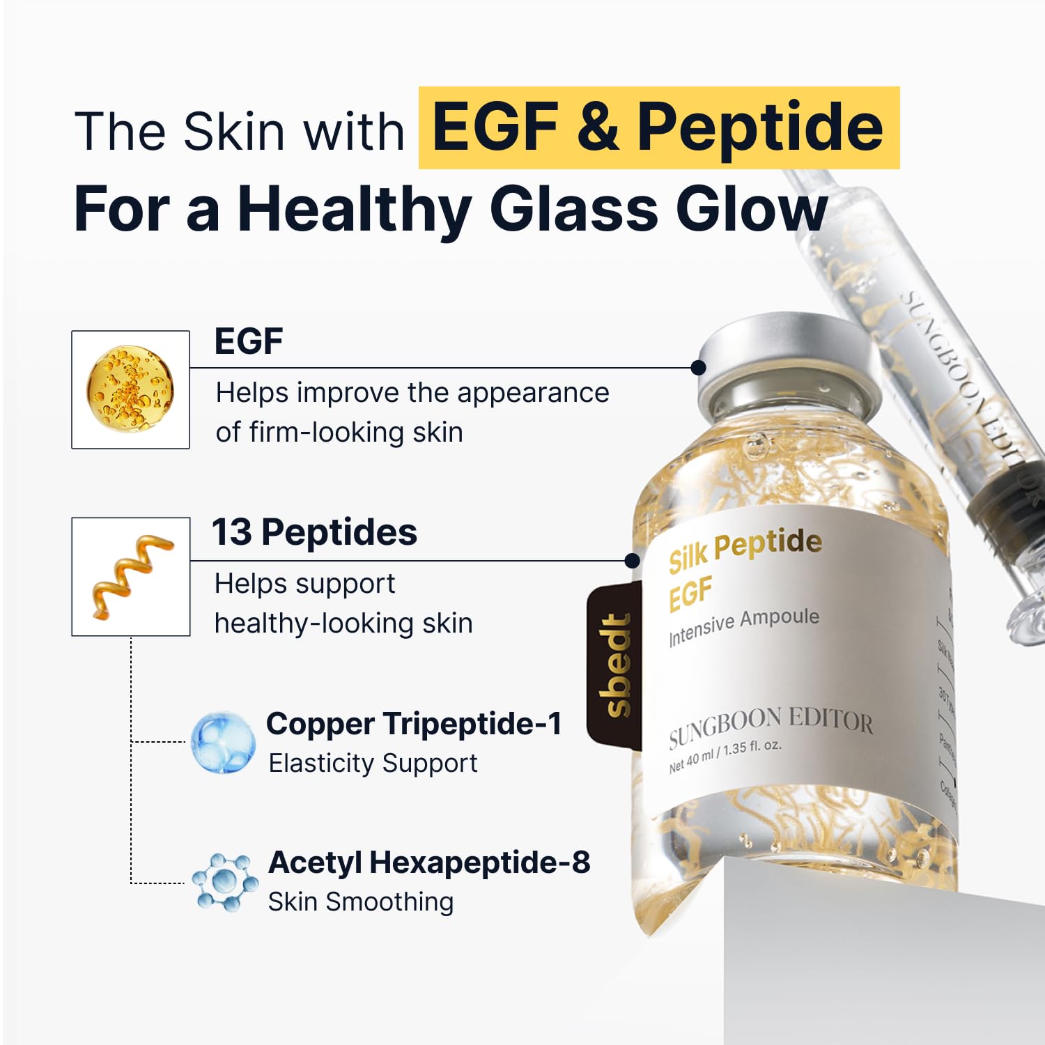 Sungboon Editor Deep Collagen Silk Peptide Intensive Ampoule (40ml)