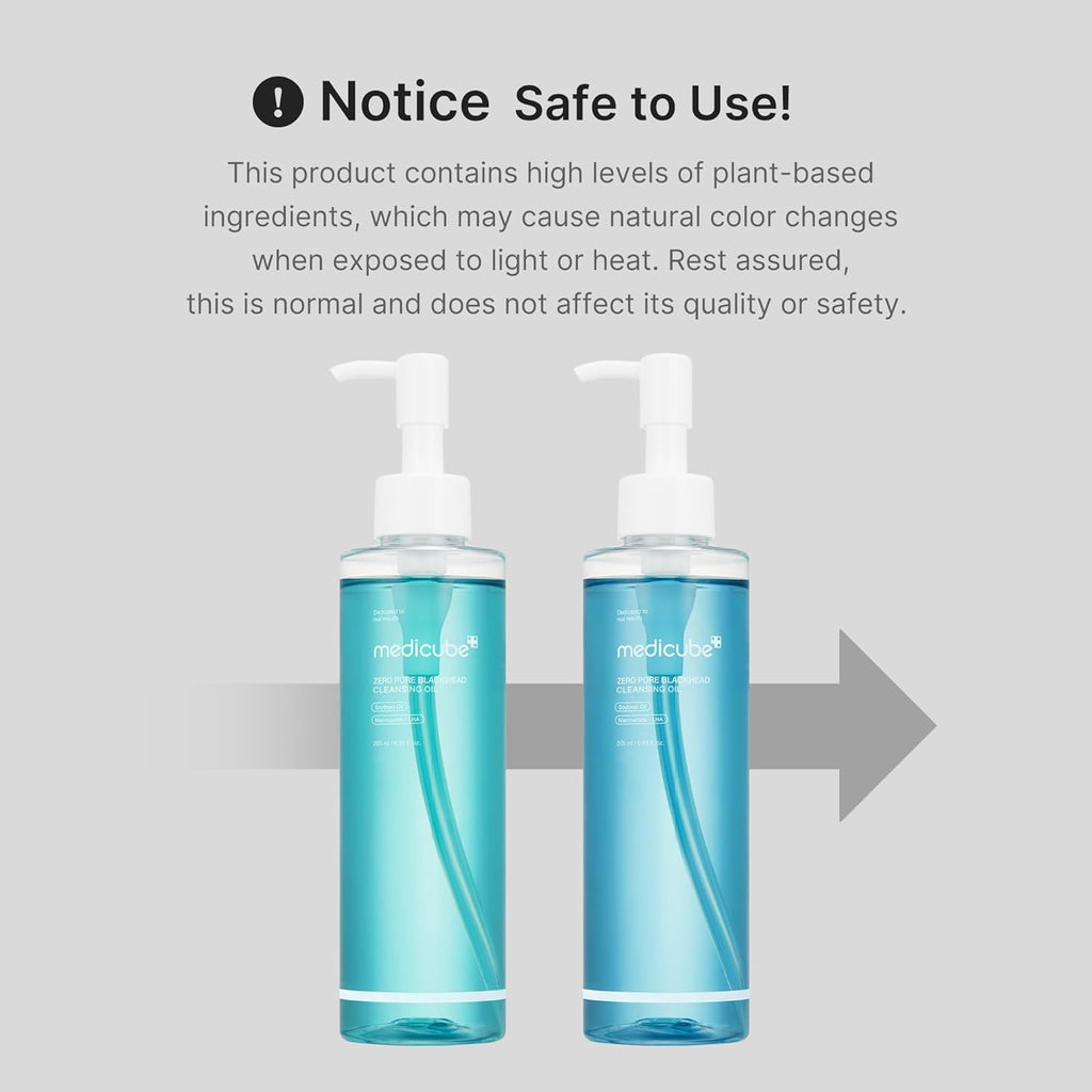 Medicube zero pore blackhead deep cleansing oil (205ml)